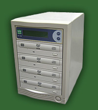 Professional 4 drive blu-ray, dvd, and cd Wytron duplicators.